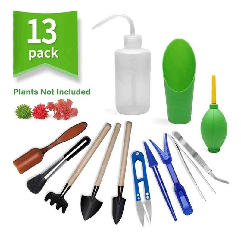 Gardening Tools Gifts - 13Pcs Garden Planter Kit DIY Sowing