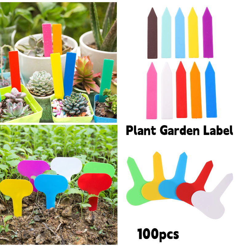 Plant Label Tags - 100pcs Garden Plant Labels PVC Plant