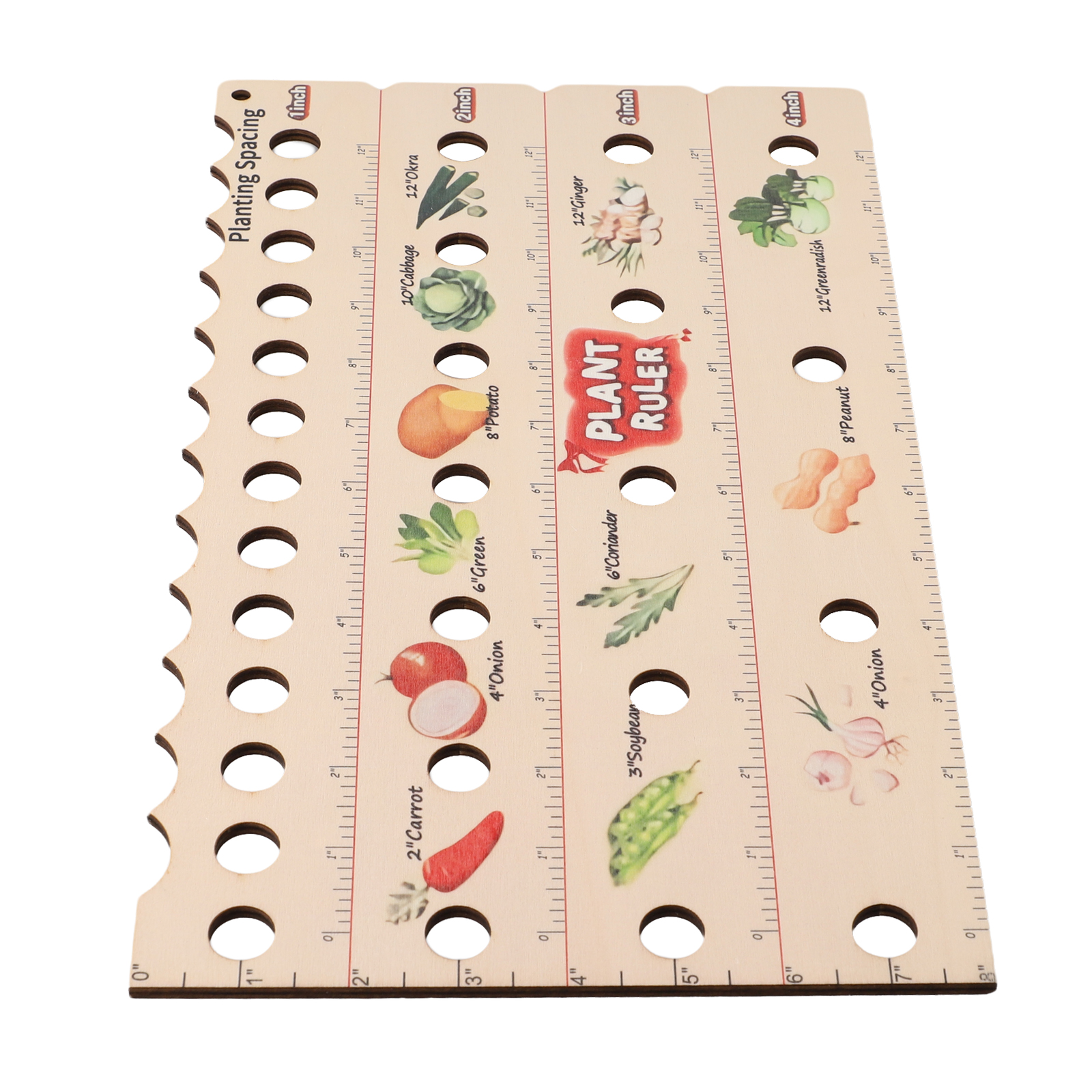 Gardening Tools Wooden - High Quality Plant Ruler Planting Vegetable