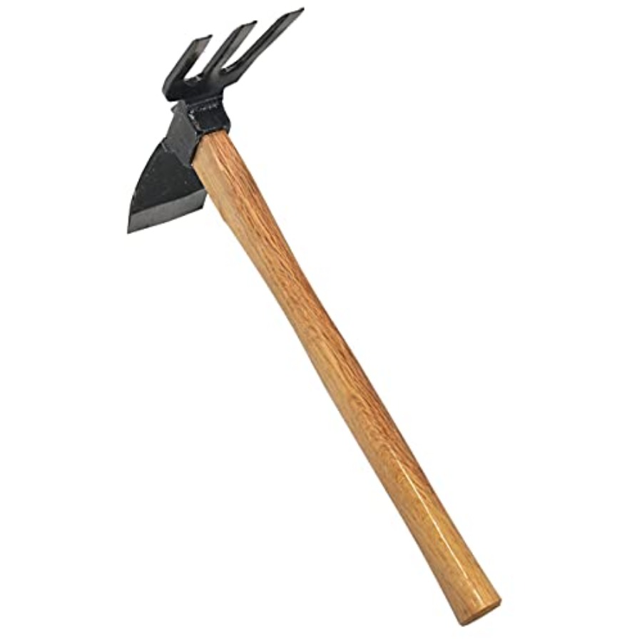 Gardening Tools Japanese - Hoe Cultivator Combo Hand Tiller 14-3/4
