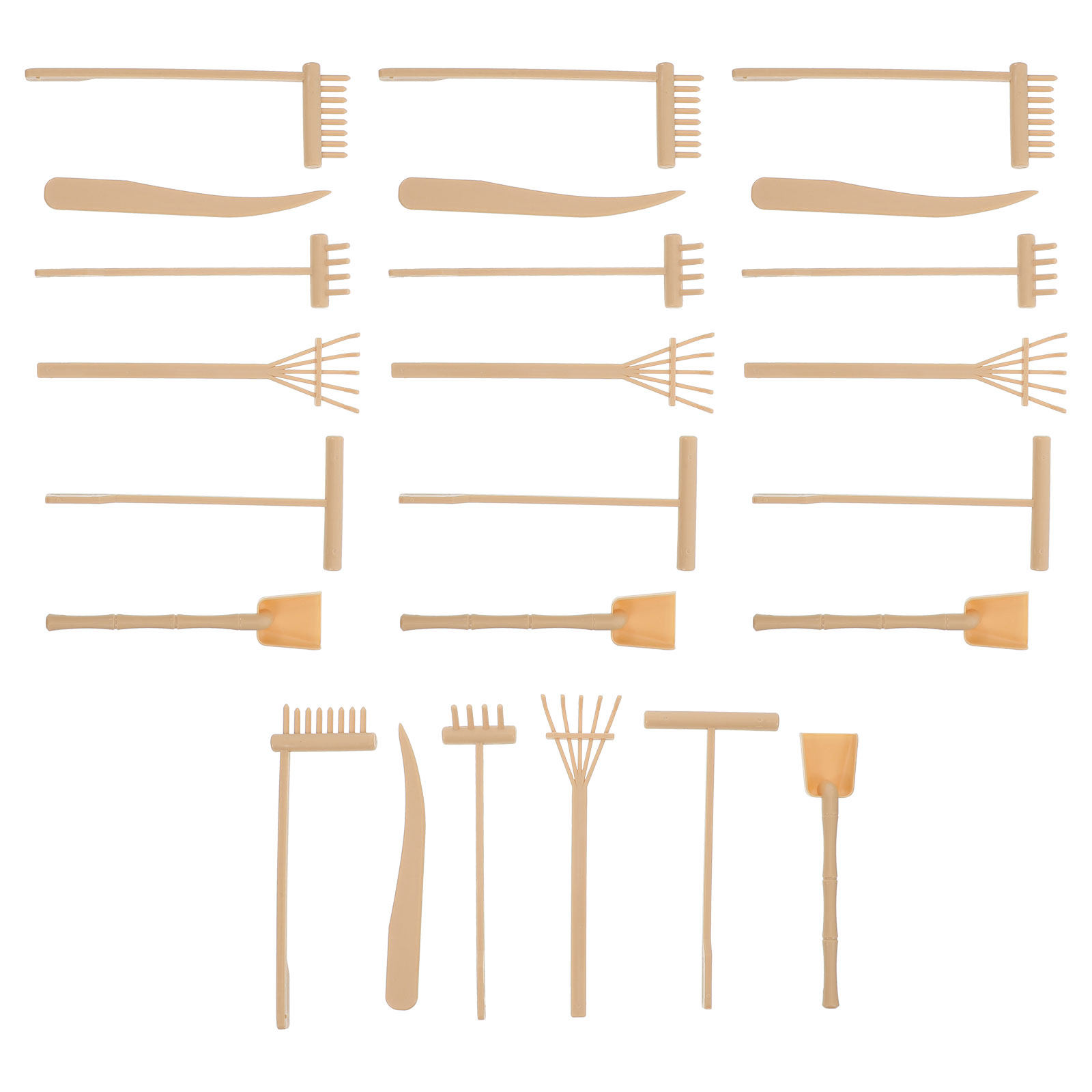 Gardening Tools Japanese - 4Sets Mini Zen Sand Rake Tools