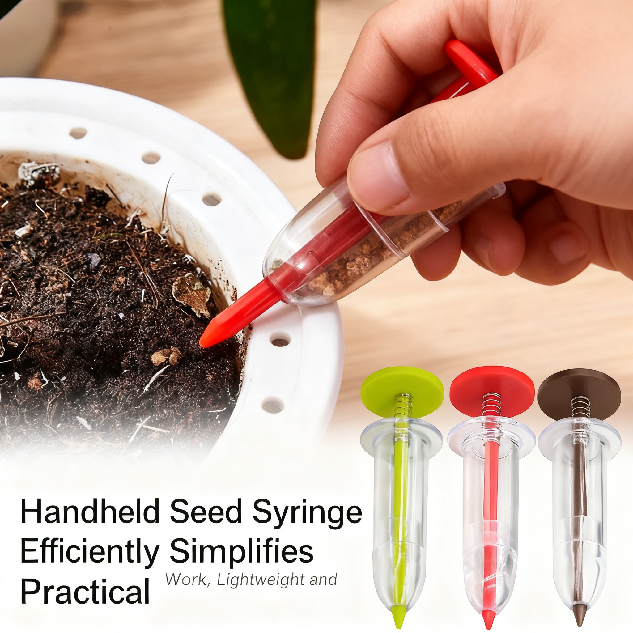 Gardening Tools Youtube - 1/3PCS Handheld Seed Dispenser - Manual