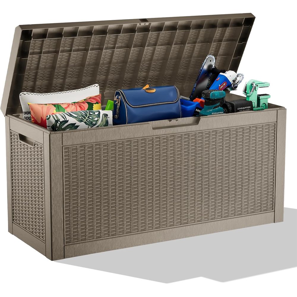 60 Gallon Resin Deck Box - Loc - Gardening Tools And Accessories บทวิจารณ์และราคา