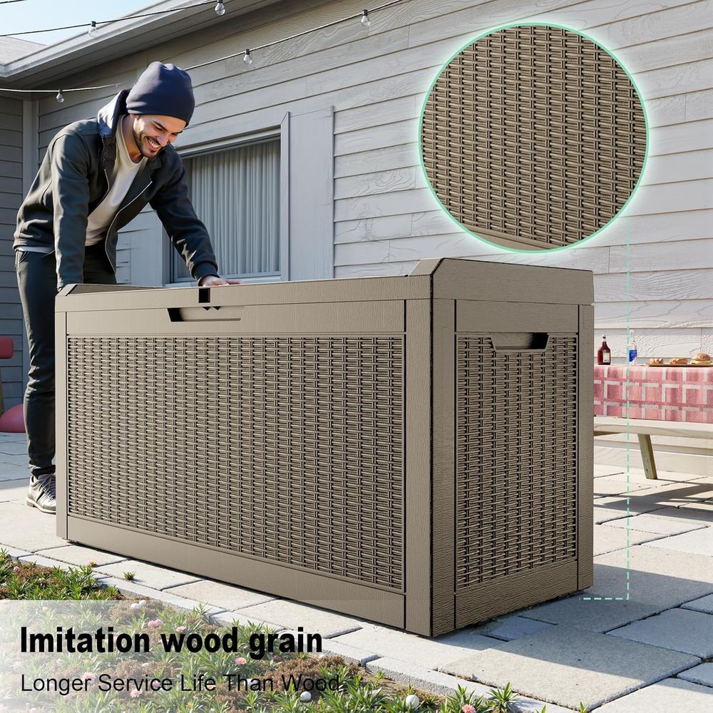 60 Gallon Resin Deck Box - Loc - Gardening Tools And Accessories บทวิจารณ์และราคา