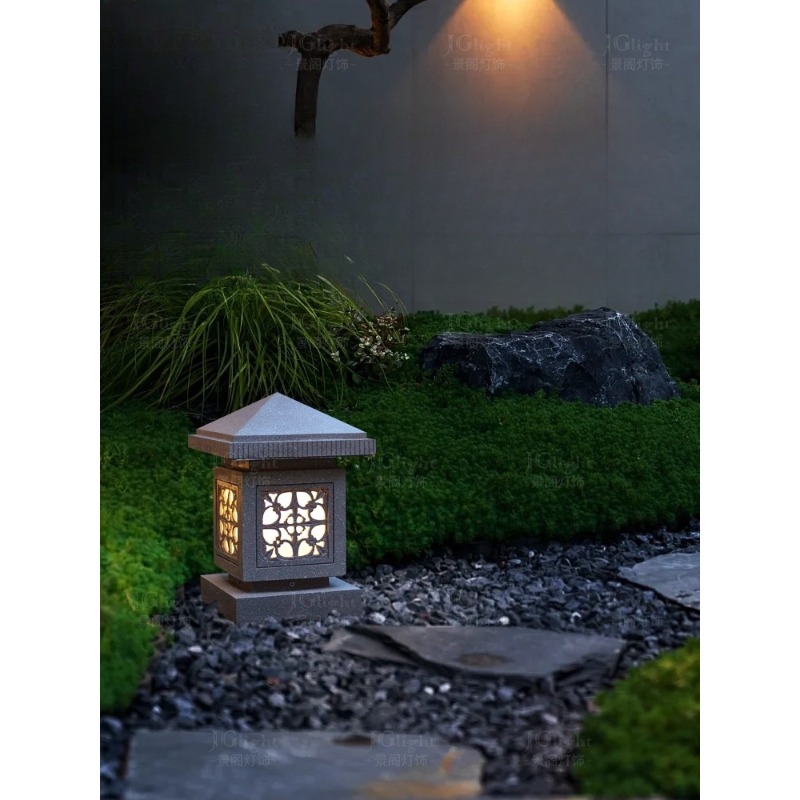 Outdoor Chinese stone lantern  - Gardening Hand Tools B&Q บทวิจารณ์และราคา