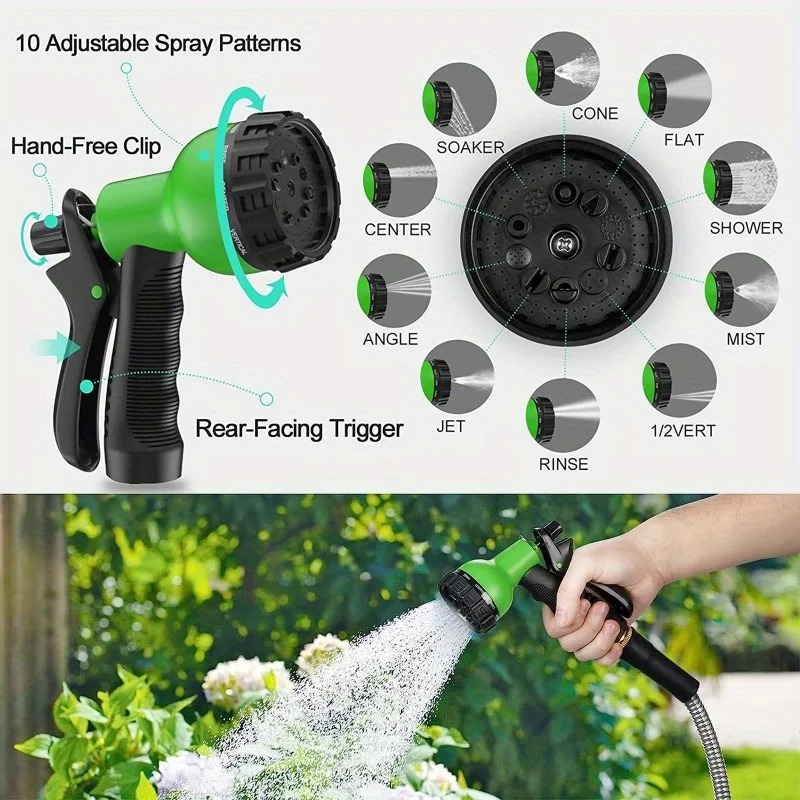 8 Mode High Pressure Garden Wa - Gardening Tools Youtube บทวิจารณ์และราคา