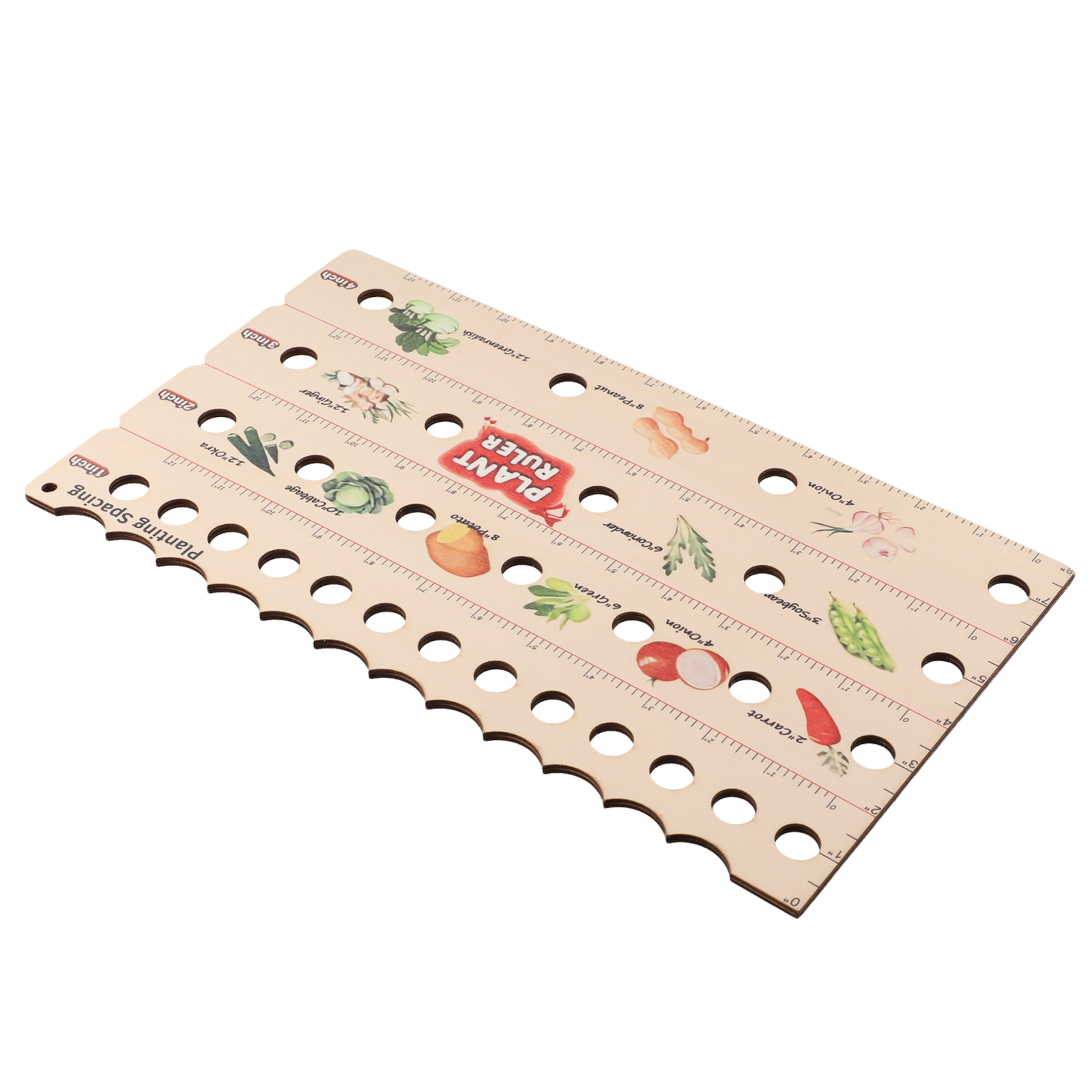 Spacing Measurement Vegetables - Gardening Tools Wooden บทวิจารณ์และราคา