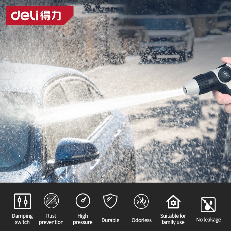 DELI Garden Water Gun Hose Noz - Gardening Tools Youtube บทวิจารณ์และราคา