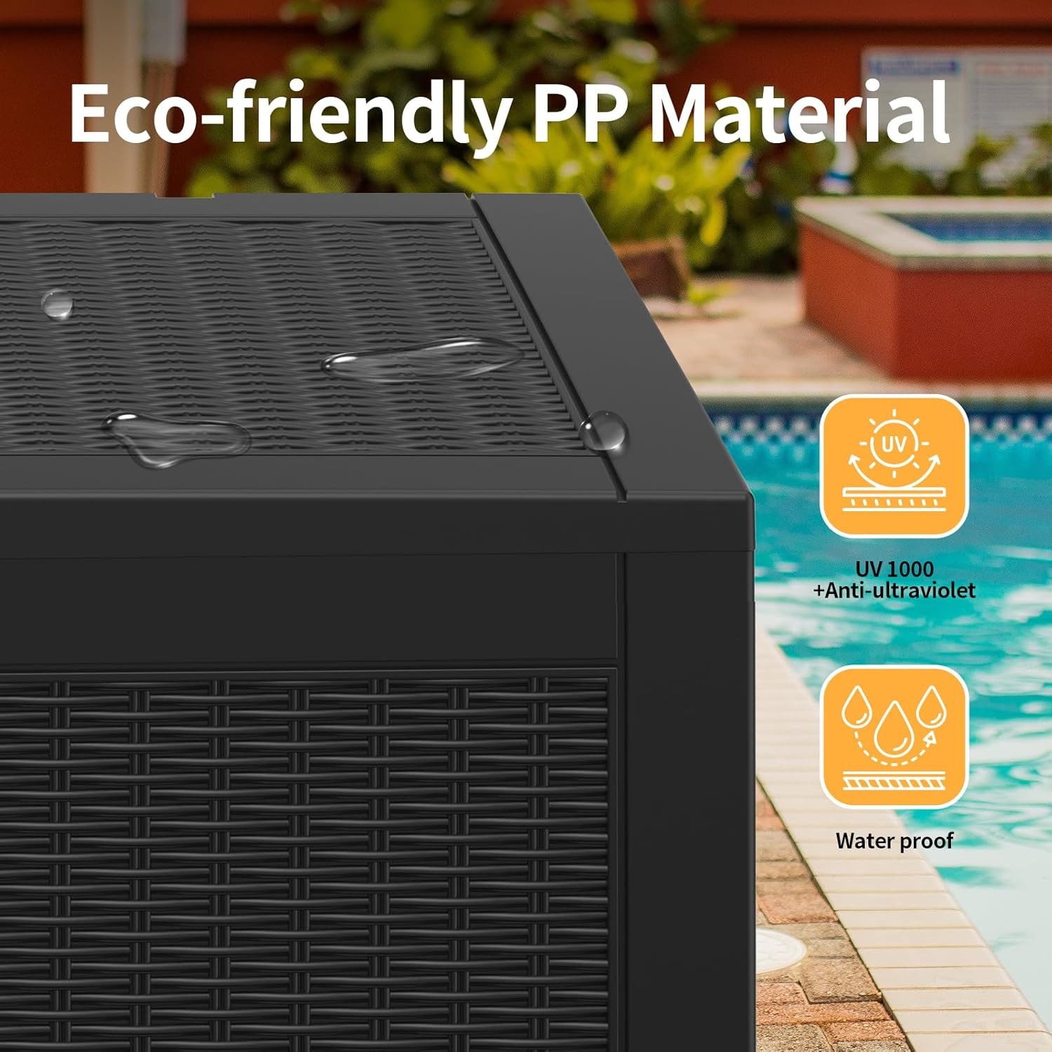 100Gal Waterproof Deck Box - L - Gardening Tools And Accessories บทวิจารณ์และราคา