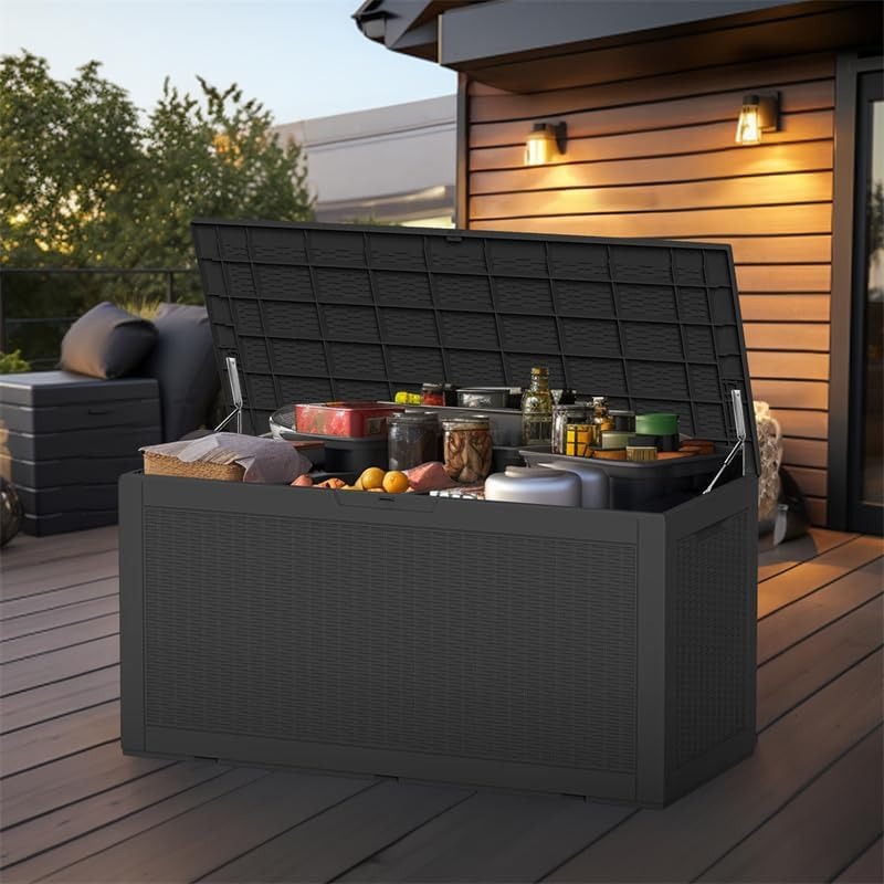 100Gal Waterproof Deck Box - L - Gardening Tools And Accessories บทวิจารณ์และราคา