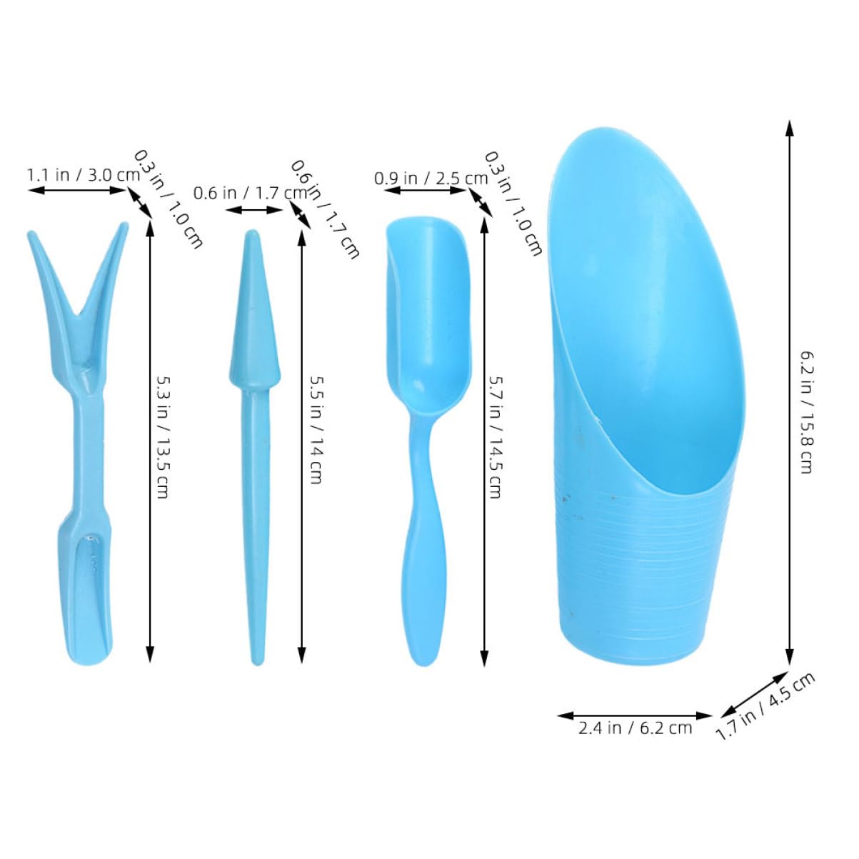 4pcs/set, Plastic Durable Buck - Gardening Tools Gifts บทวิจารณ์และราคา