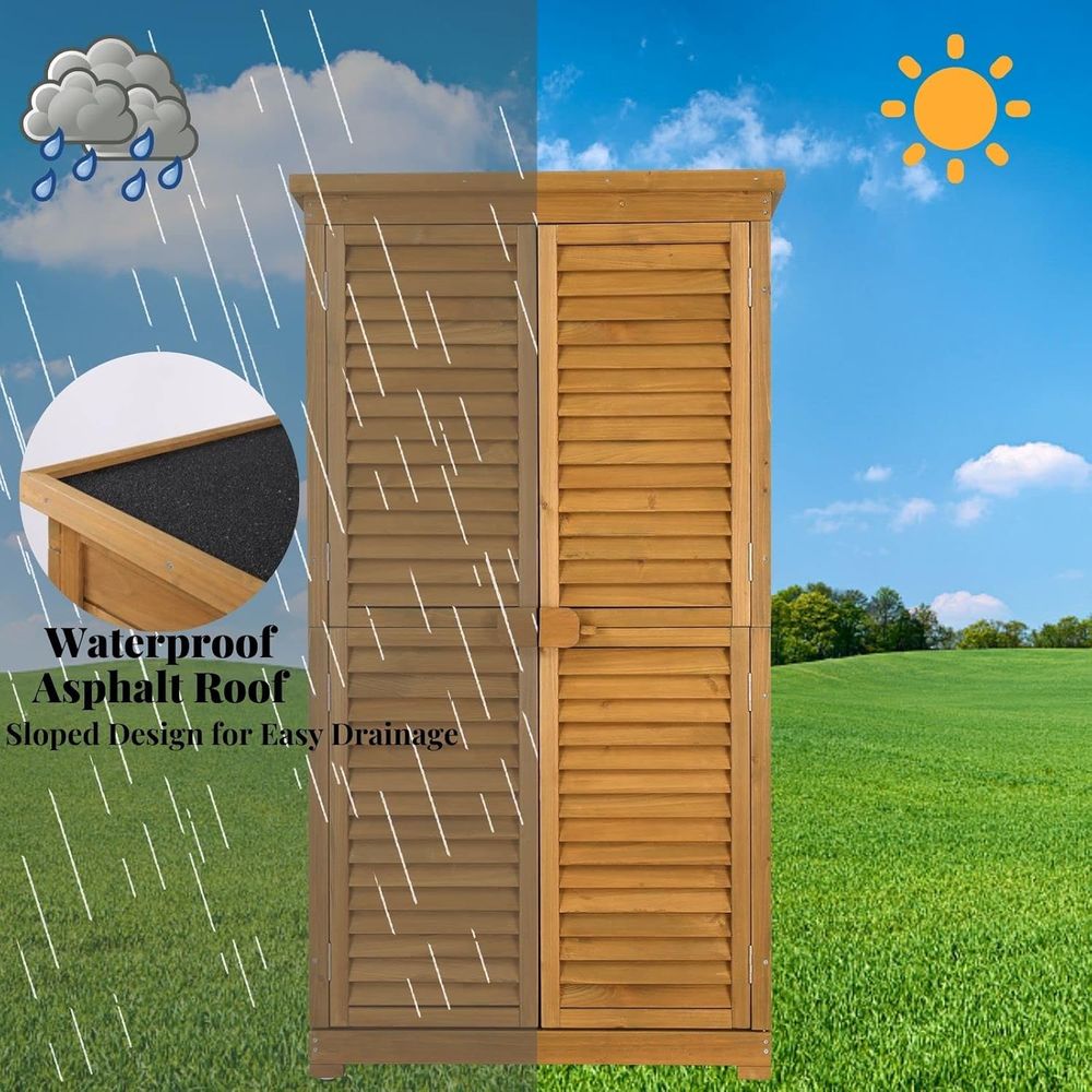 63in Natural Wooden Outdoor St - Gardening Tools And Accessories บทวิจารณ์และราคา
