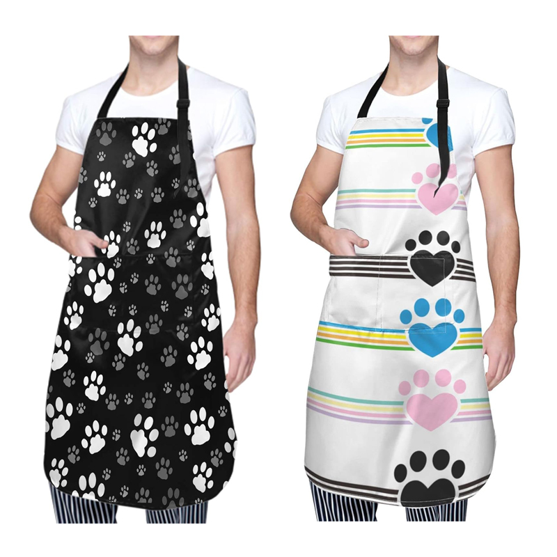 Funny Dog Paw Animal Apron wit - Gardening Tools For Women บทวิจารณ์และราคา