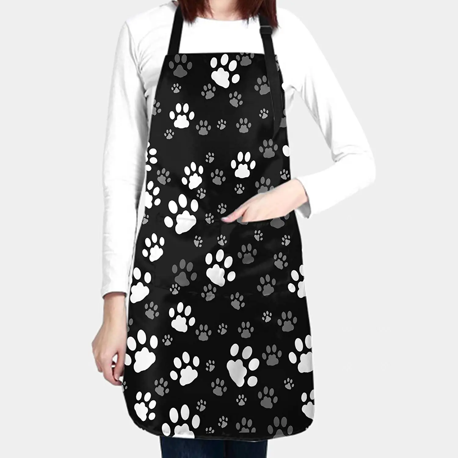 Funny Dog Paw Animal Apron wit - Gardening Tools For Women บทวิจารณ์และราคา