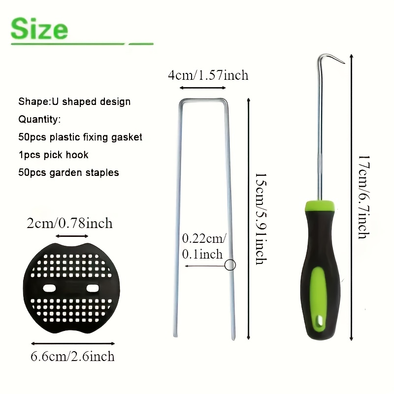 101pcs Garden Stakes Set - U-s - Gardening Tools Gifts บทวิจารณ์และราคา