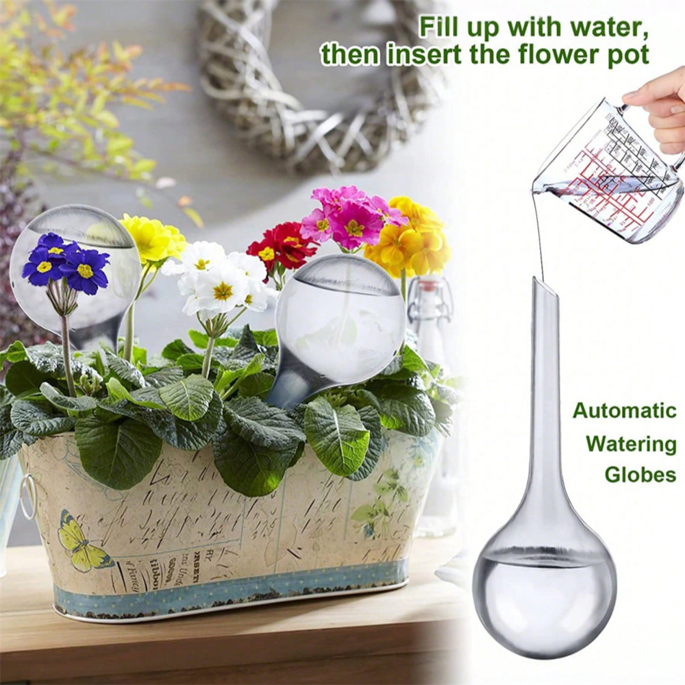 10PCS Watering Globe Clear Aut - Automatic Plant Waterer บทวิจารณ์และราคา