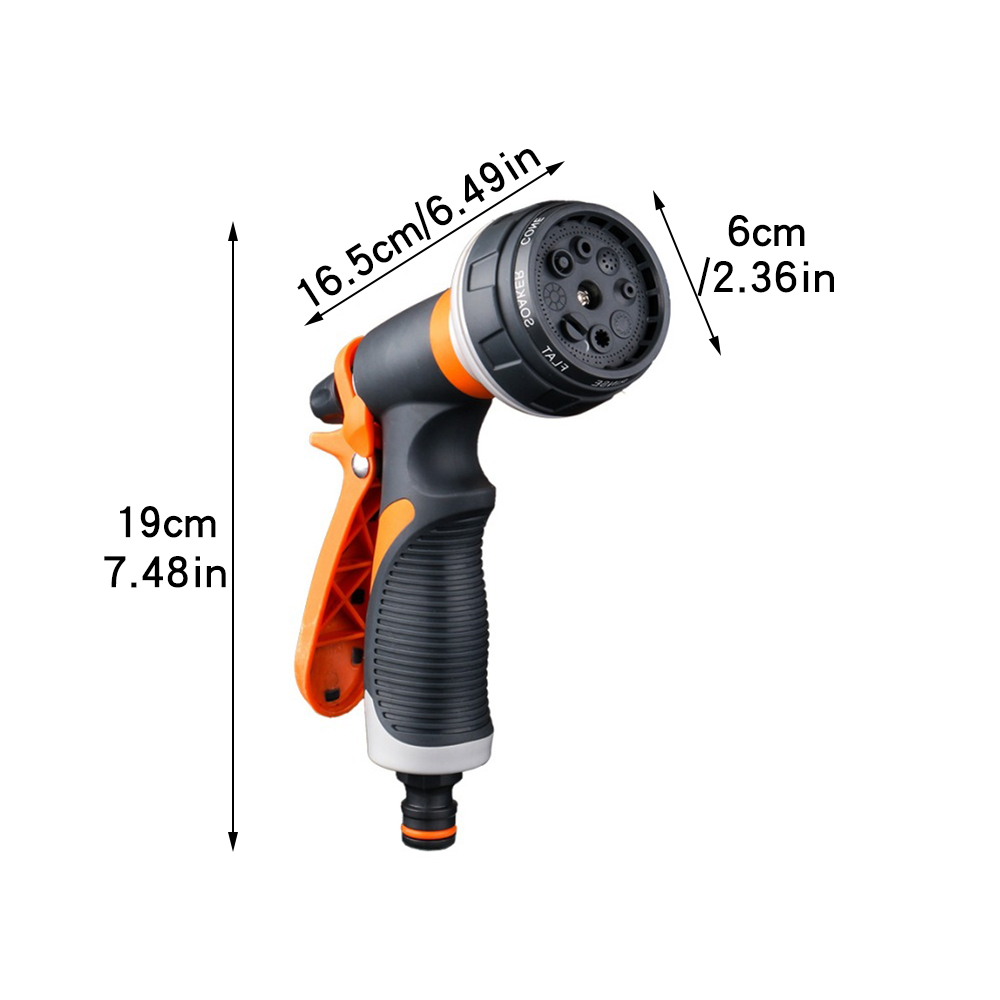 8 Pattern Garden Water Gun Hos - Gardening Tools Youtube บทวิจารณ์และราคา