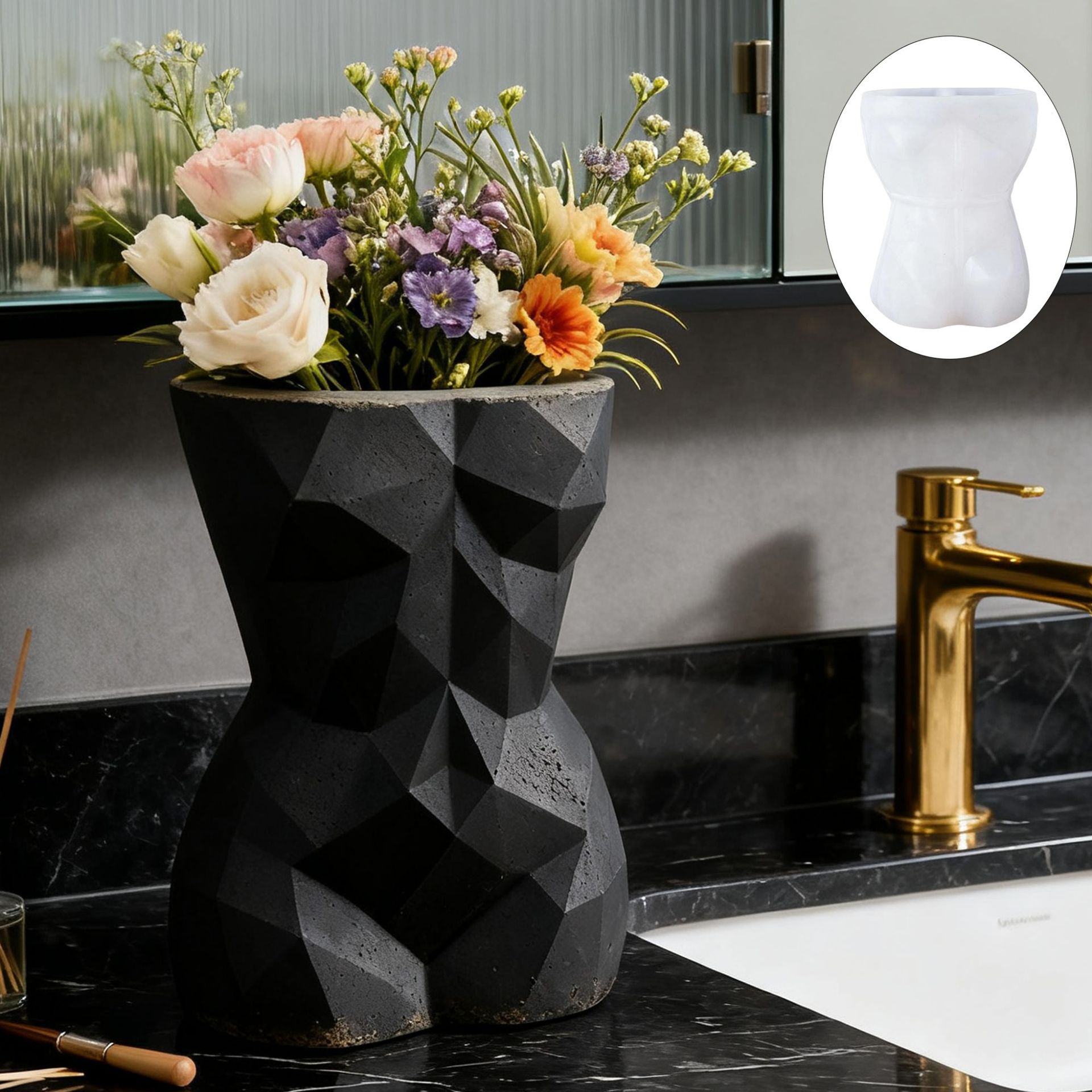 3D Geometric Female Body Flowe - Gardening Tools For Women บทวิจารณ์และราคา