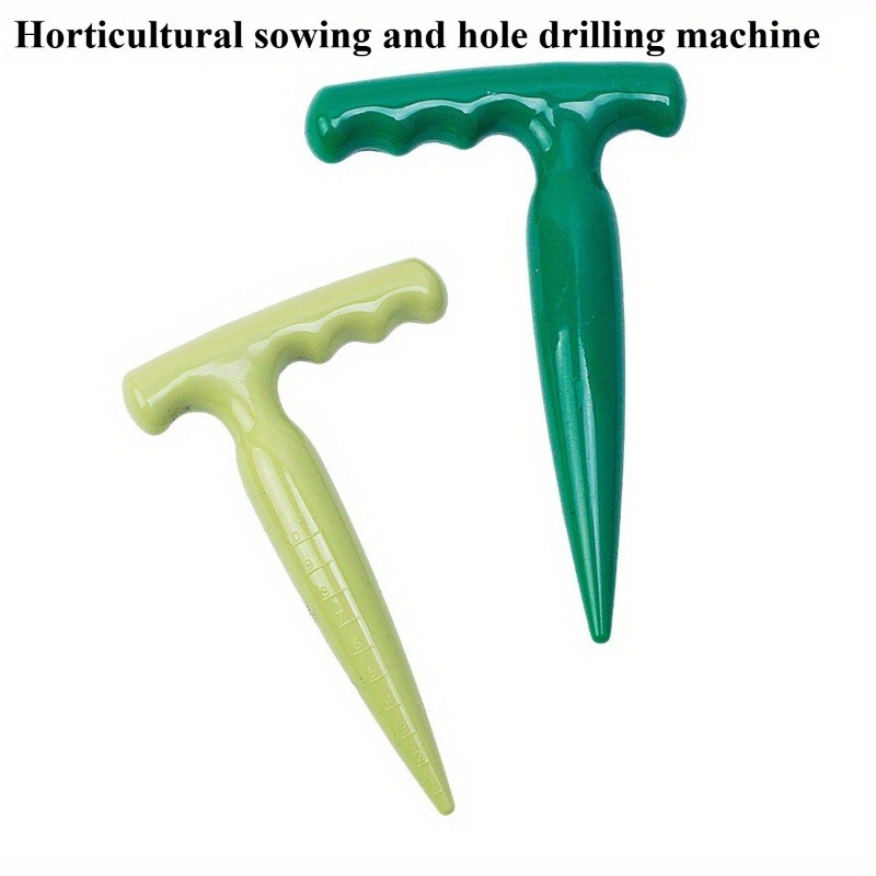 2Pcs Plastic Garden Hole Dibbe - Gardening Tools Long บทวิจารณ์และราคา