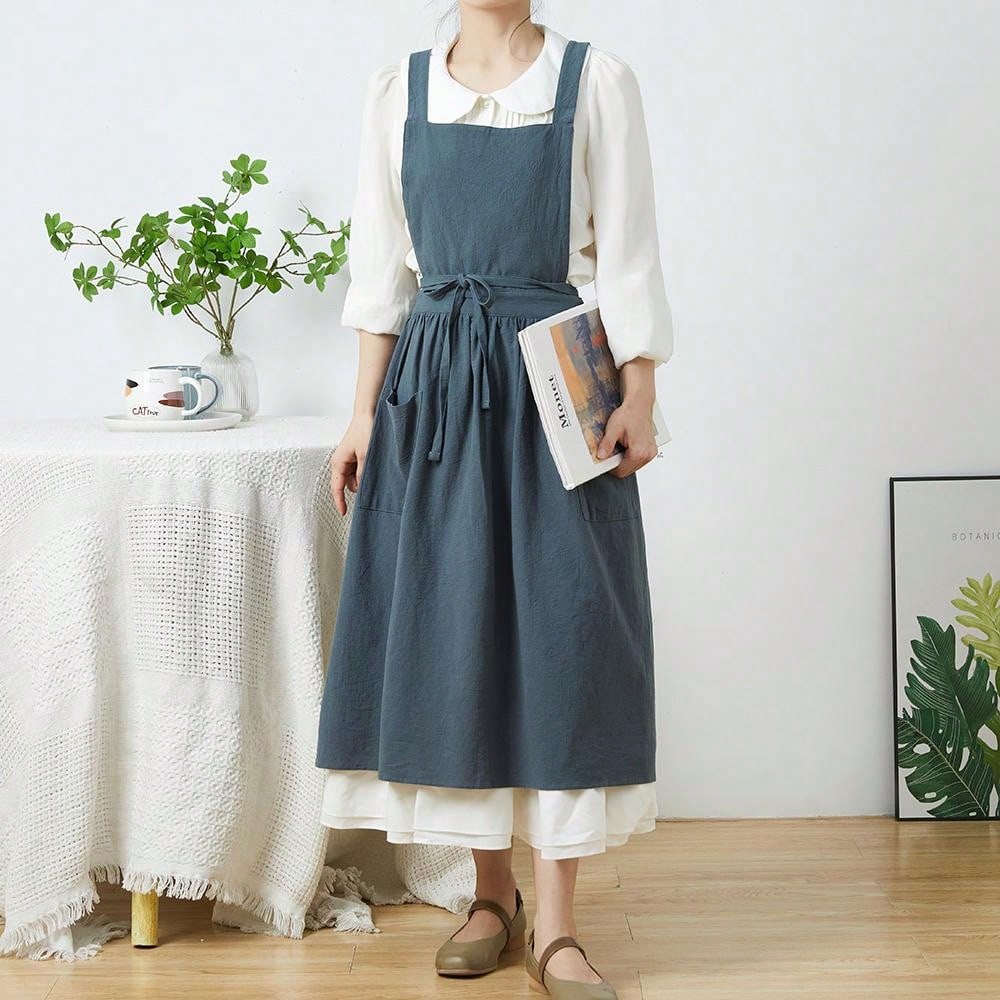Brief Nordic Wind Pleated Skir - Gardening Tools For Women บทวิจารณ์และราคา