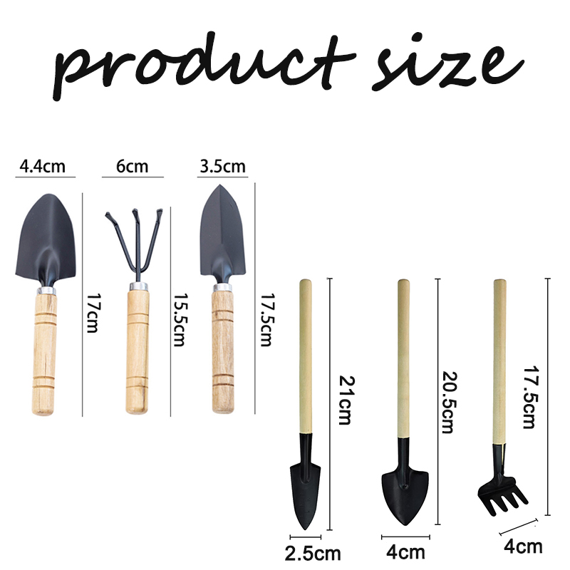 3Pcs Mini Gardening Tool Set w - Gardening Tools Wooden บทวิจารณ์และราคา