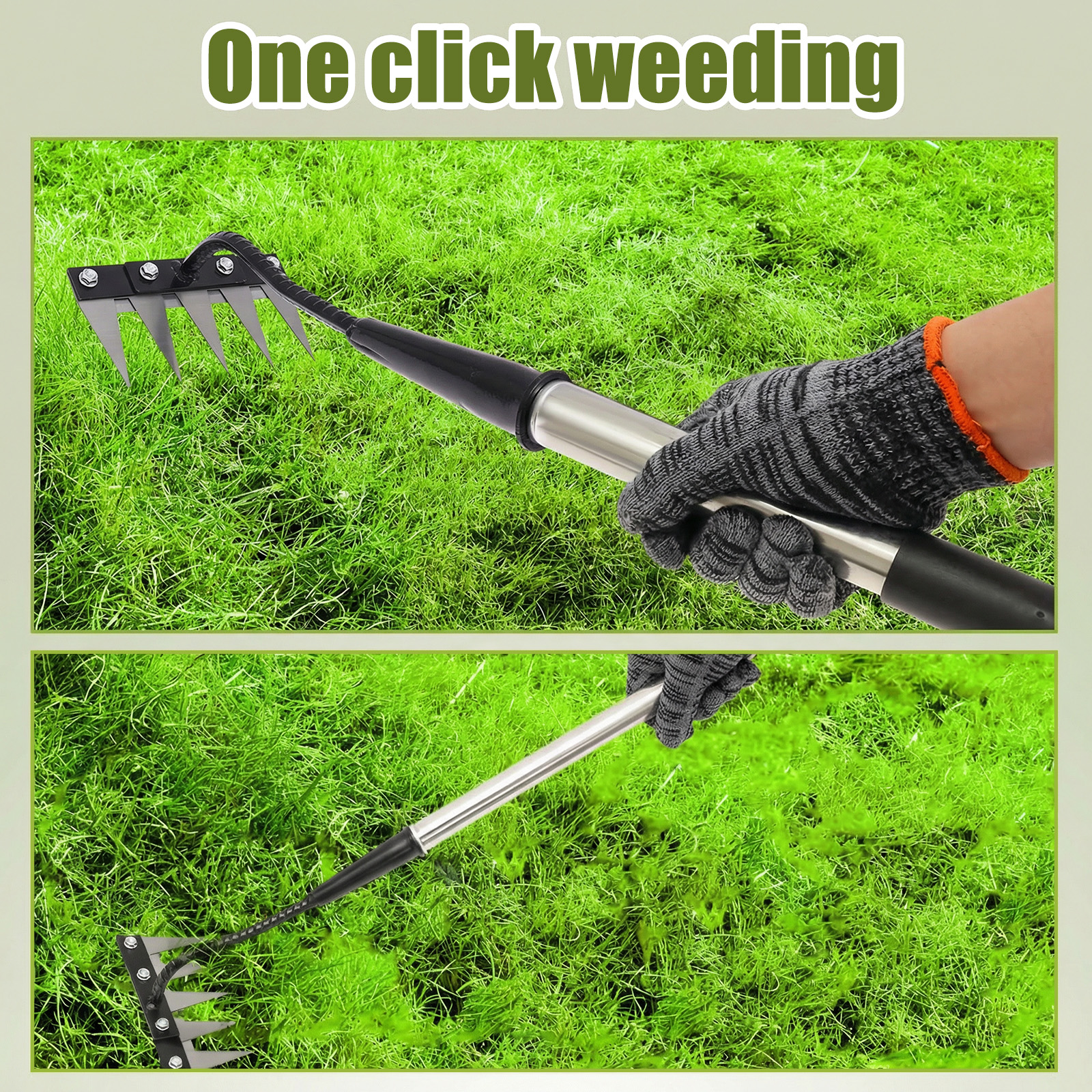 5 Teeth Stainless Steel Weedin - Gardening Tools Long บทวิจารณ์และราคา
