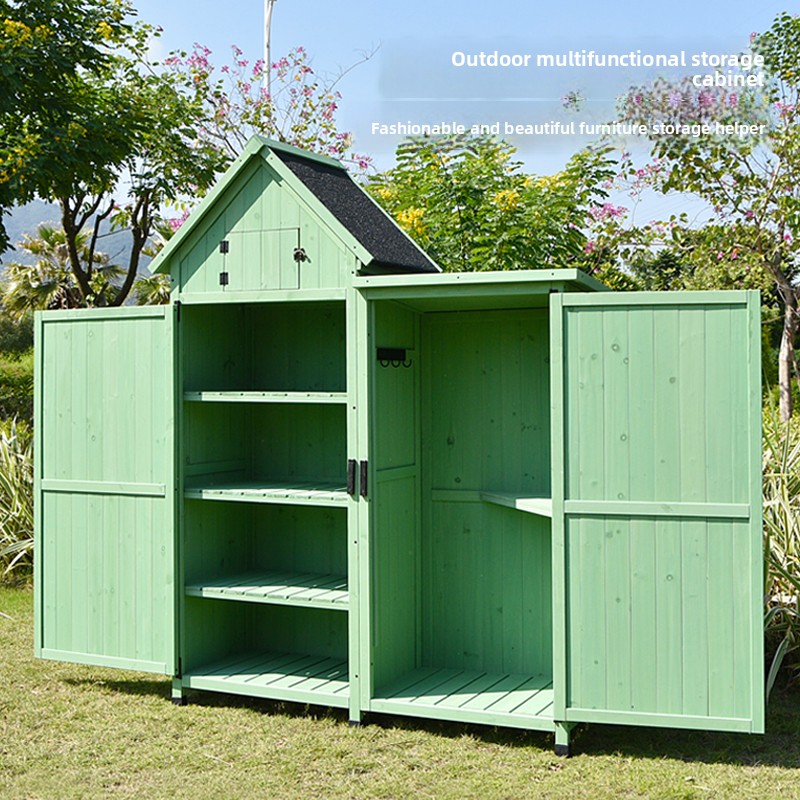 Outdoor storage cabinet Storag - Gardening Tools Wooden บทวิจารณ์และราคา