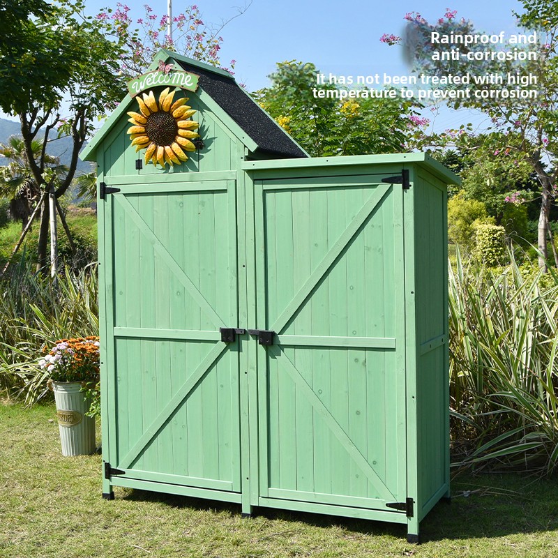 Outdoor storage cabinet Storag - Gardening Tools Wooden บทวิจารณ์และราคา