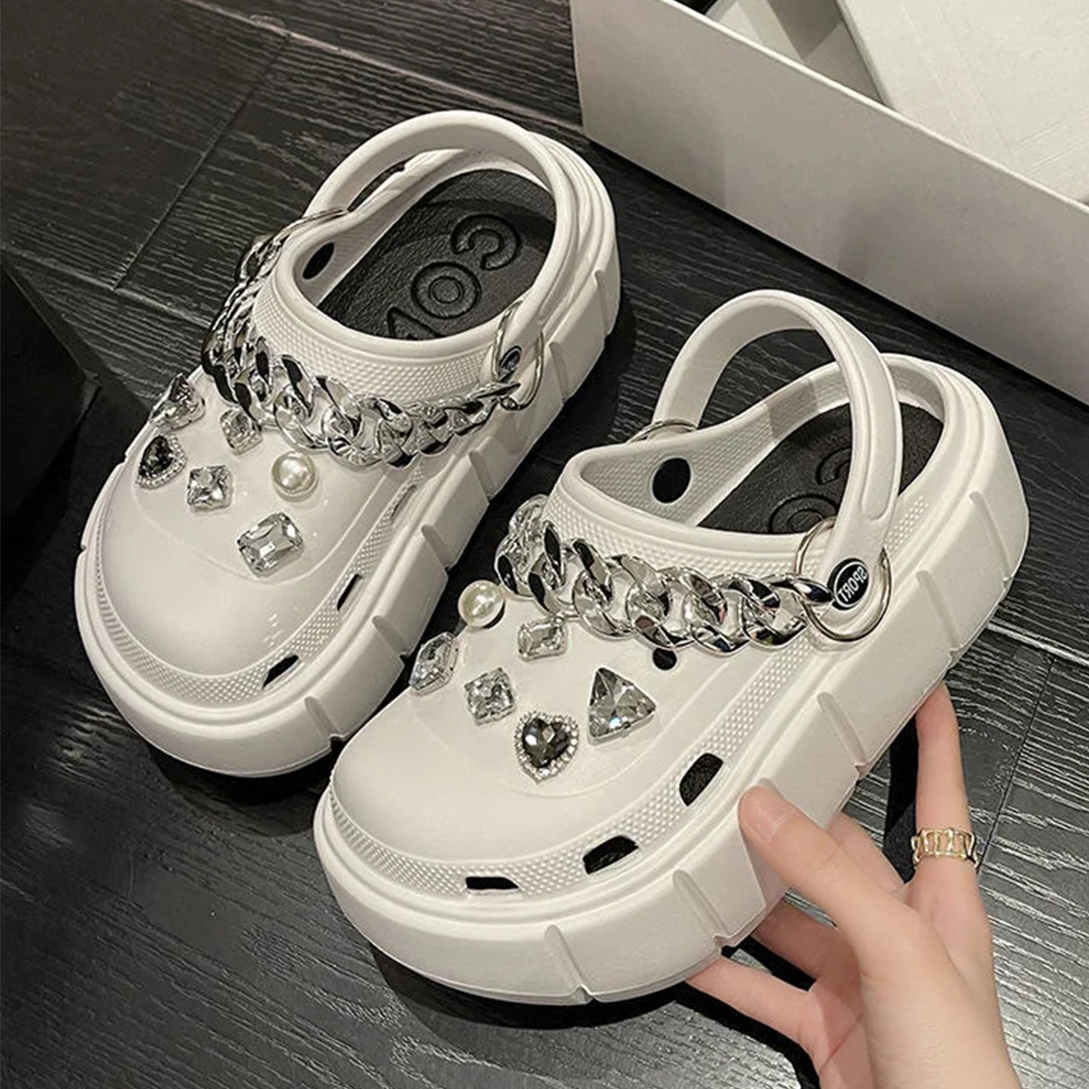 6cm DIY Platform Slippers Summ - Gardening Tools For Women บทวิจารณ์และราคา