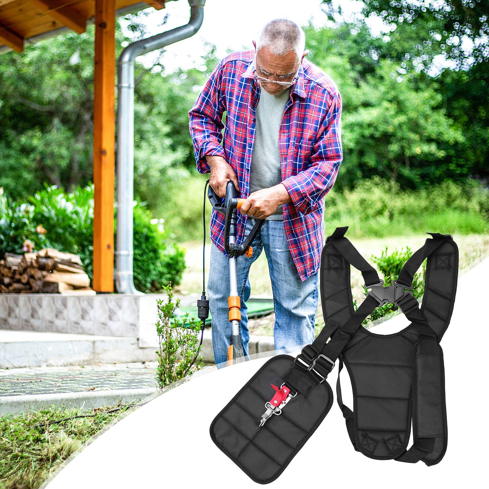 Grass Trimmer Shoulder Strap D - Gardening Tools Long บทวิจารณ์และราคา