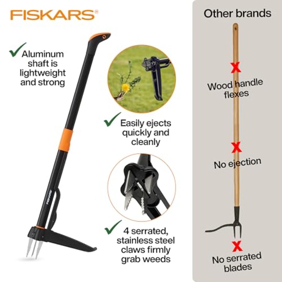 Fiskars 4-Claw Stand Up Weed P - Gardening Tools Long บทวิจารณ์และราคา