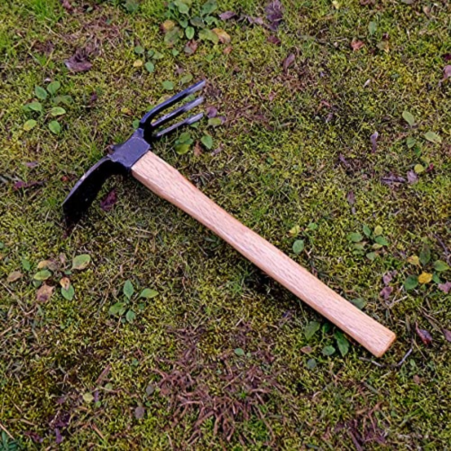 Hoe Cultivator Combo Hand Till - Gardening Tools Japanese บทวิจารณ์และราคา