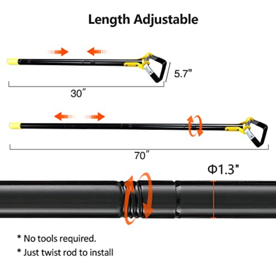 Hoe Garden Tool - Scuffle Gard - Gardening Tools Long บทวิจารณ์และราคา