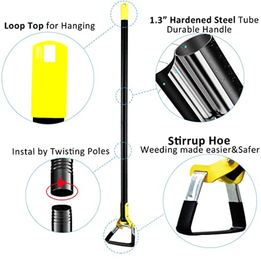 Hoe Garden Tool - Scuffle Gard - Gardening Tools Long บทวิจารณ์และราคา