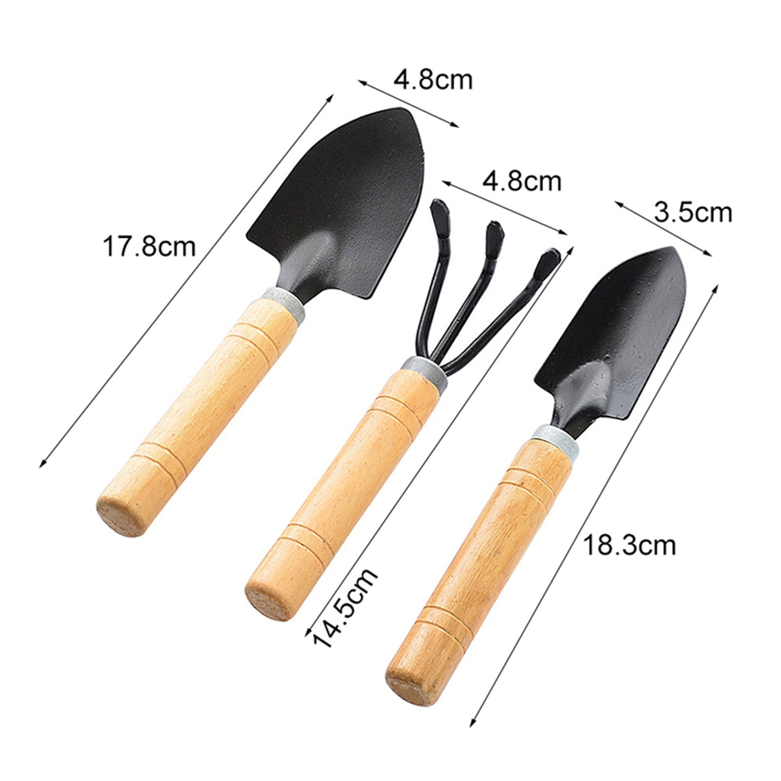 3-Piece Mini Garden Tools Set, - Bonsai Tool Set บทวิจารณ์และราคา