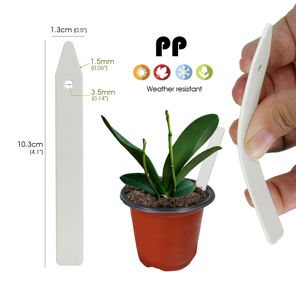 N314 PP Plant Label 10.3cm wit - Plant Label Tags บทวิจารณ์และราคา