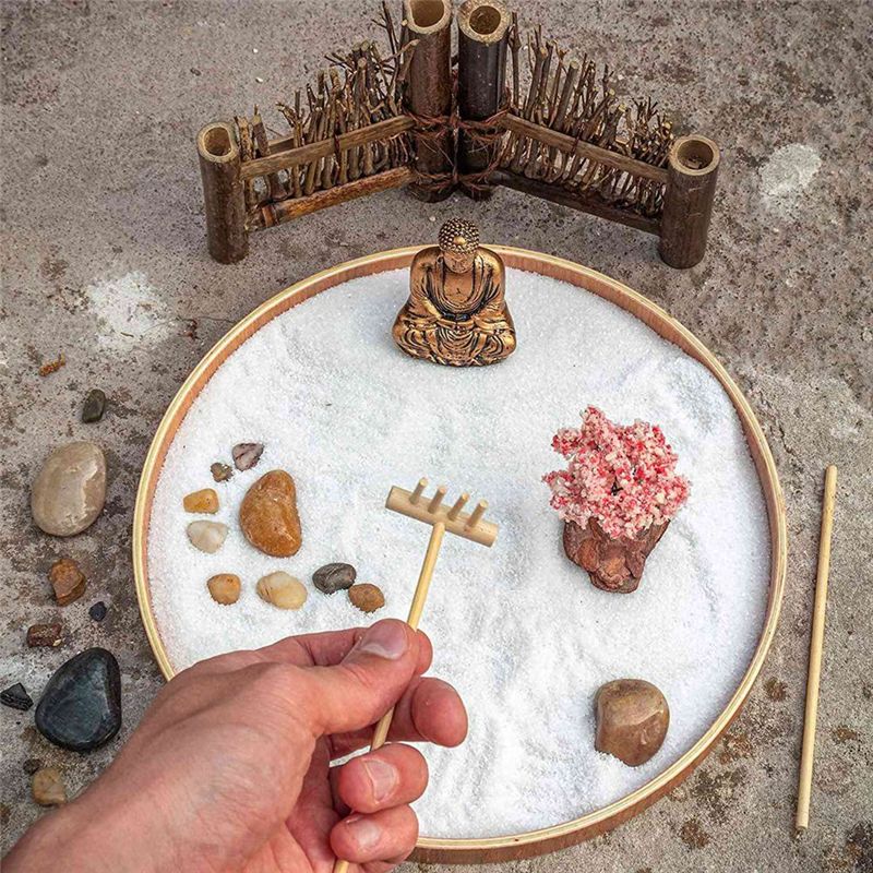 AT29-3X Mini Japanese Zen Gard - Gardening Tools Japanese บทวิจารณ์และราคา