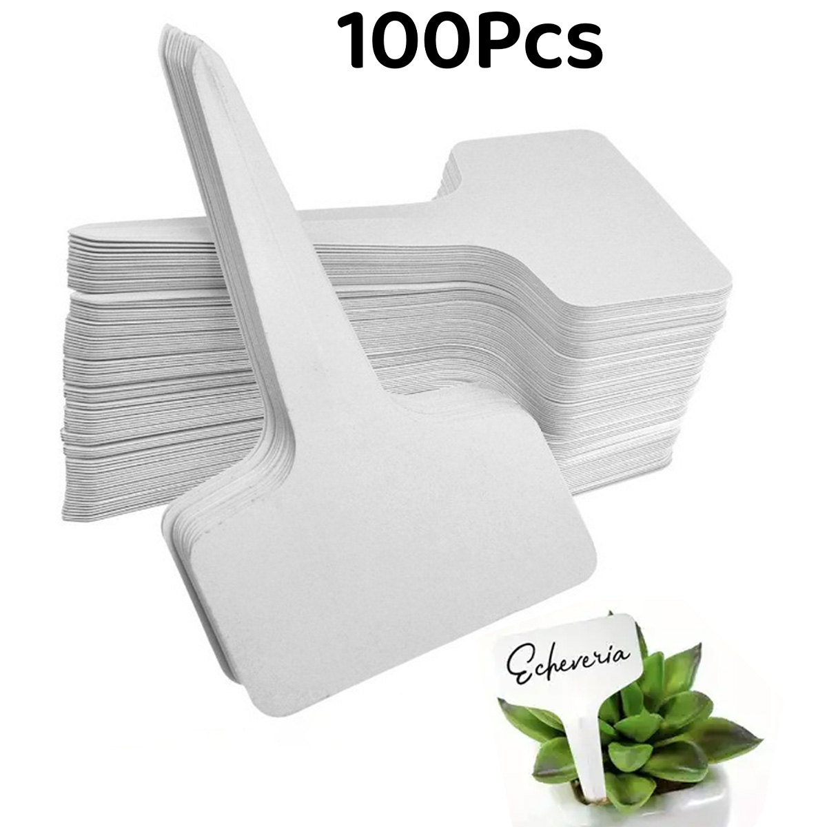 100Pcs Plastic Plant Labels, 2 - Plant Label Tags บทวิจารณ์และราคา