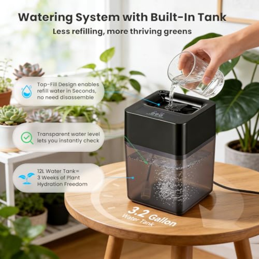 Automatic Indoor Plant Waterer - Automatic Plant Waterer บทวิจารณ์และราคา