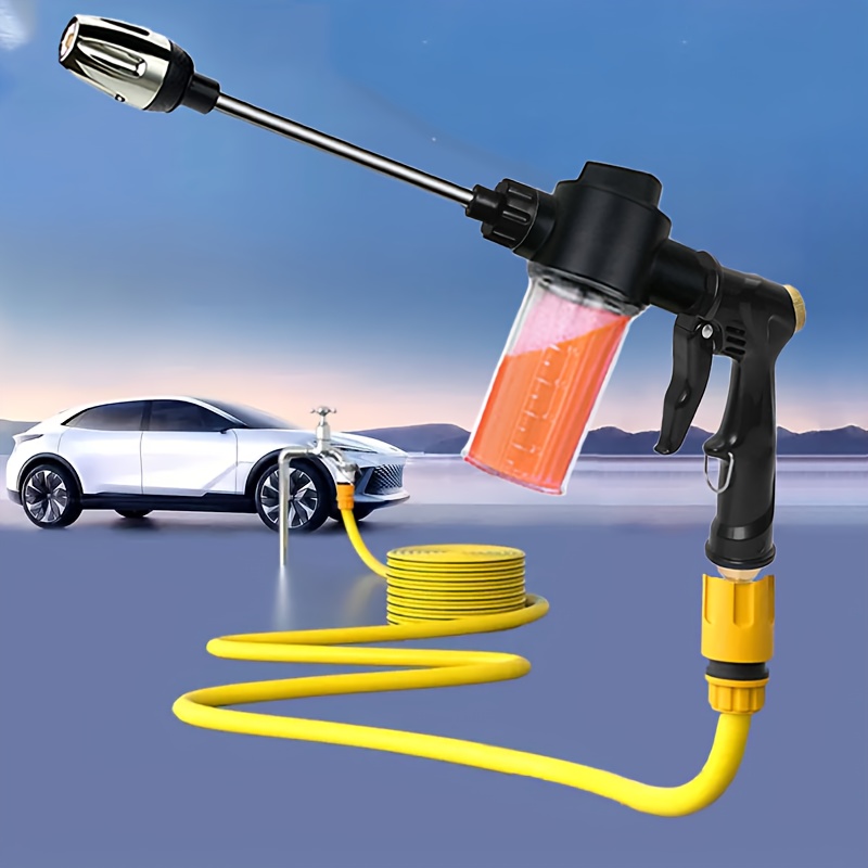 Garden Watering Gun Hose Nozzl - Gardening Tools Long บทวิจารณ์และราคา