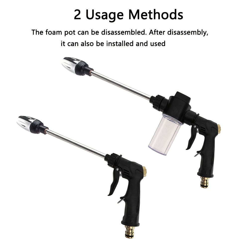 Garden Watering Gun Hose Nozzl - Gardening Tools Long บทวิจารณ์และราคา