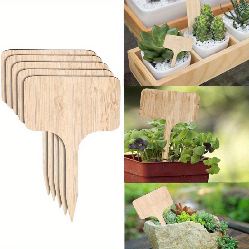 Bamboo Plant Labels, T-Type Wo - Plant Label Tags บทวิจารณ์และราคา