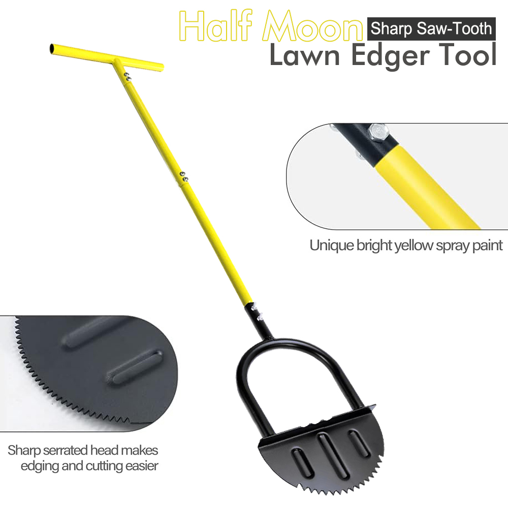 Half Moon Lawn Edger with Long - Gardening Tools Long บทวิจารณ์และราคา