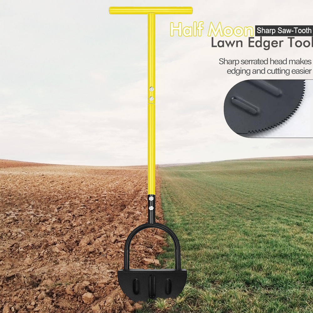 Half Moon Lawn Edger with Long - Gardening Tools Long บทวิจารณ์และราคา