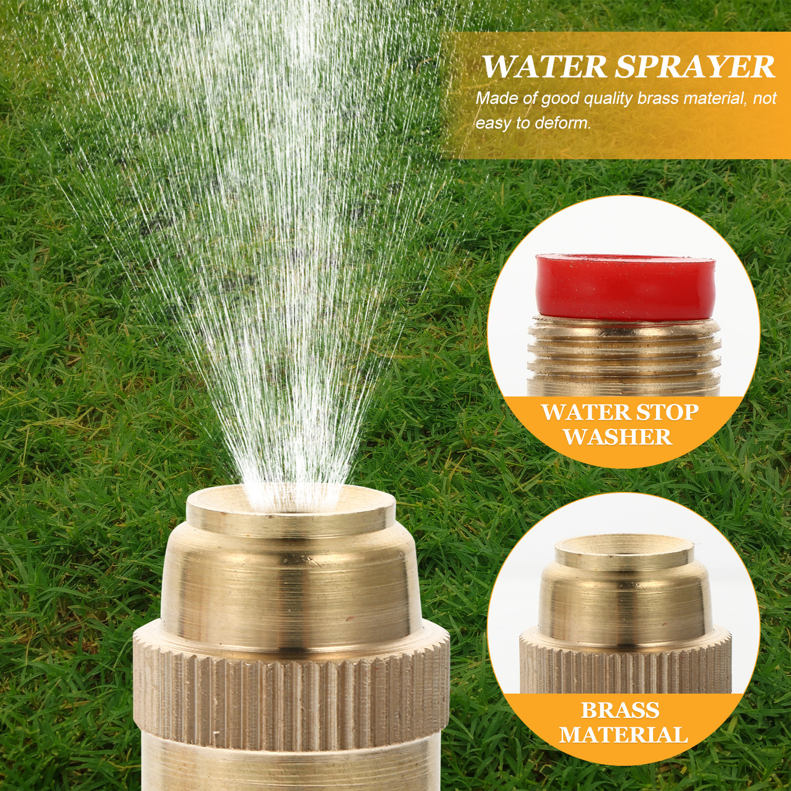 5pcs Brass Hose Nozzle Sprinkl - Gardening Tools And Accessories บทวิจารณ์และราคา